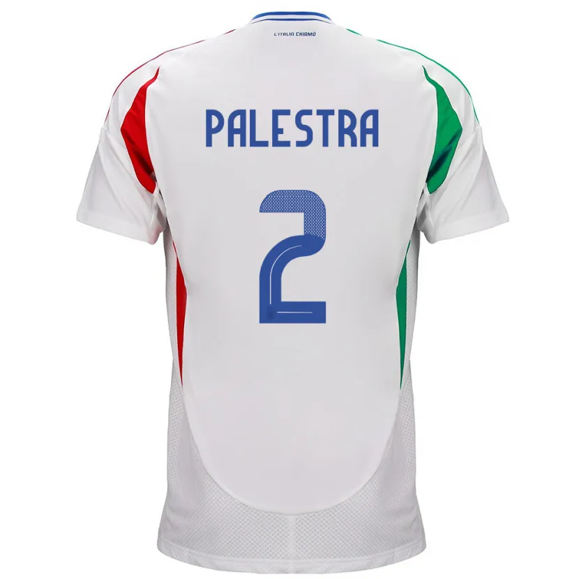 Danxen Män Italien Marco Palestra #2 Vit Bortatröja Matchtröjor 24-26 Tröjor T-Tröja