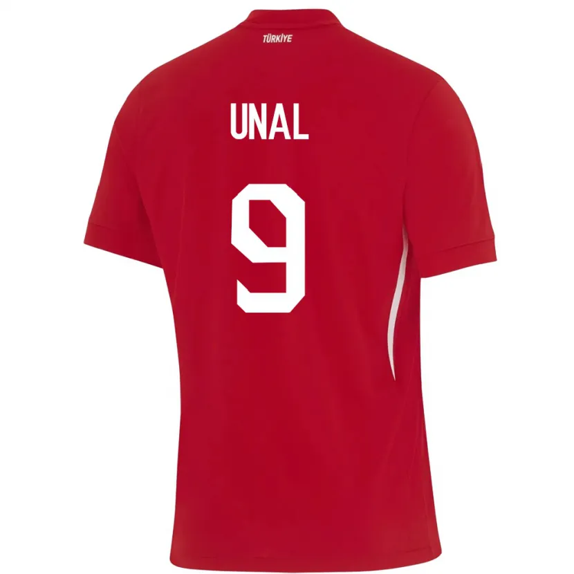 Danxen Män Kalkon Enes Ünal #9 Röd Bortatröja Matchtröjor 24-26 Tröjor T-Tröja