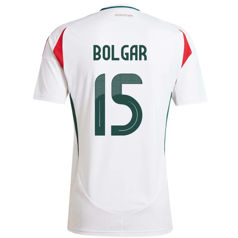 Danxen Män Ungern Botond Bolgár #15 Vit Bortatröja Matchtröjor 24-26 Tröjor T-Tröja