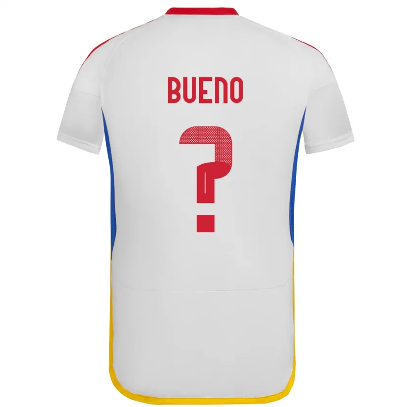 Danxen Män Venezuela Jesús Bueno #0 Vit Bortatröja Matchtröjor 24-26 Tröjor T-Tröja