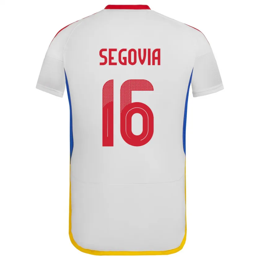 Danxen Män Venezuela Telasco Segovia #16 Vit Bortatröja Matchtröjor 24-26 Tröjor T-Tröja