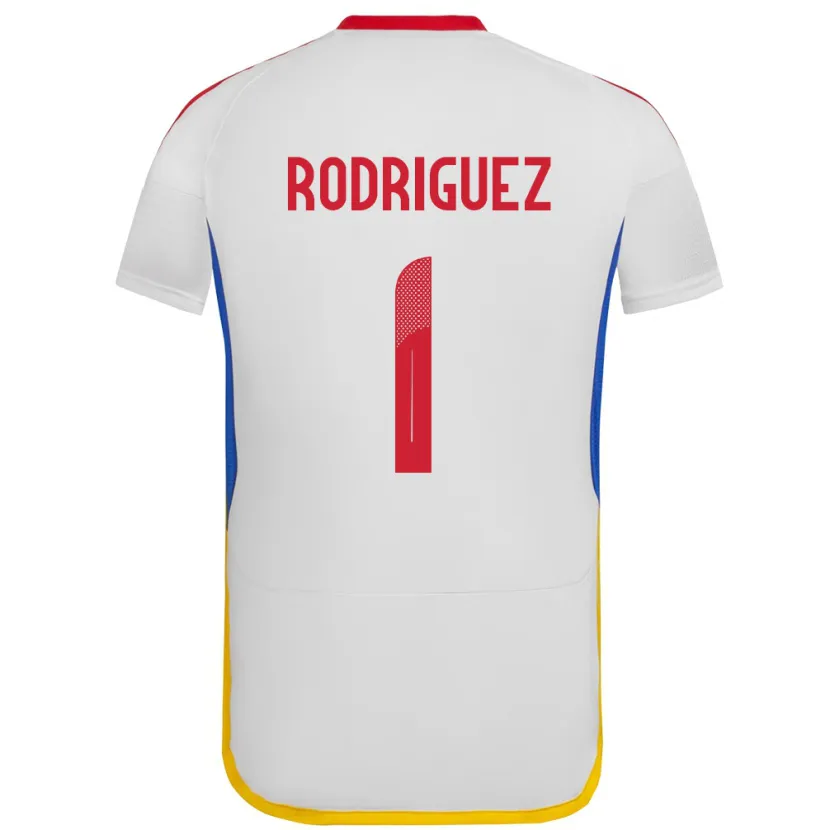Danxen Män Venezuela Samuel Rodriguez #1 Vit Bortatröja Matchtröjor 24-26 Tröjor T-Tröja
