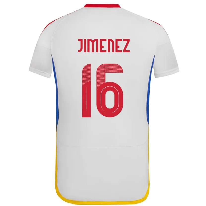 Danxen Män Venezuela Néstor Jiménez #16 Vit Bortatröja Matchtröjor 24-26 Tröjor T-Tröja