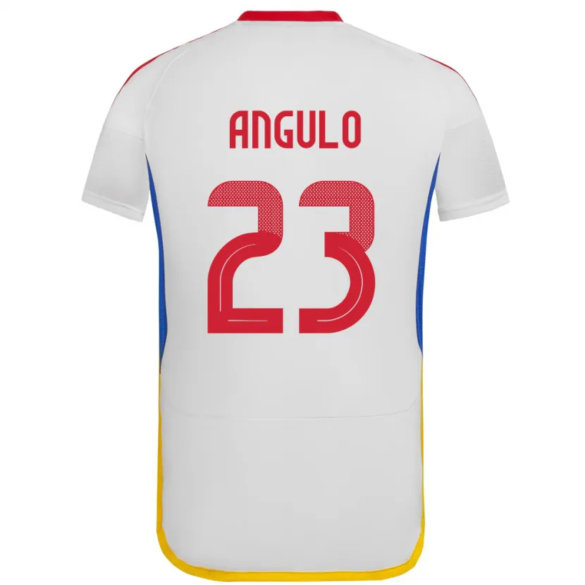 Danxen Män Venezuela Gabriela Angulo #23 Vit Bortatröja Matchtröjor 24-26 Tröjor T-Tröja