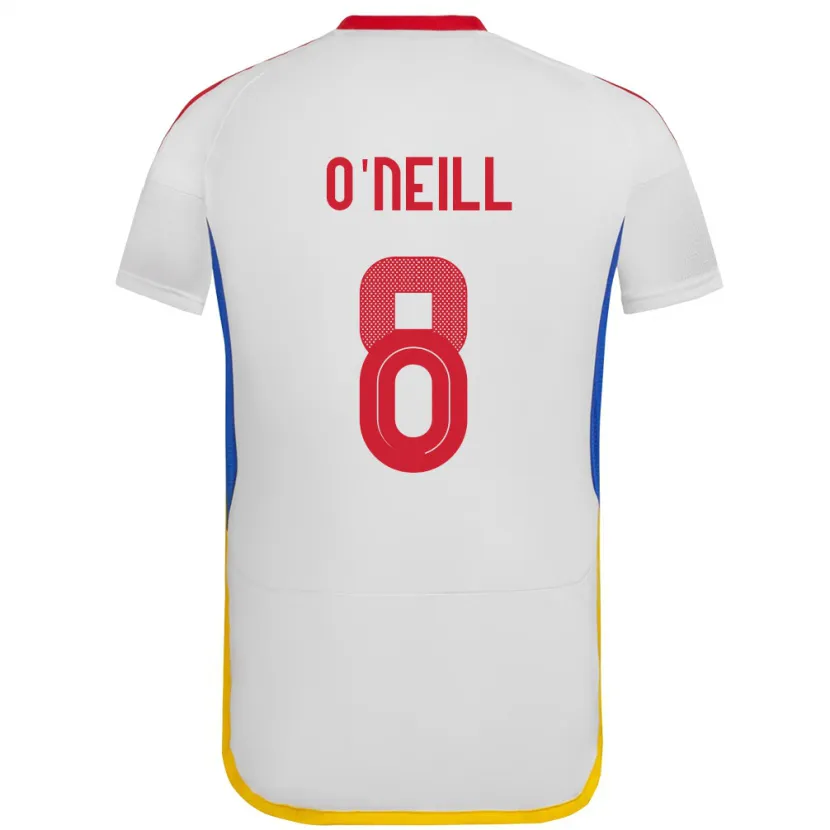 Danxen Män Venezuela Sonia O'neill #8 Vit Bortatröja Matchtröjor 24-26 Tröjor T-Tröja