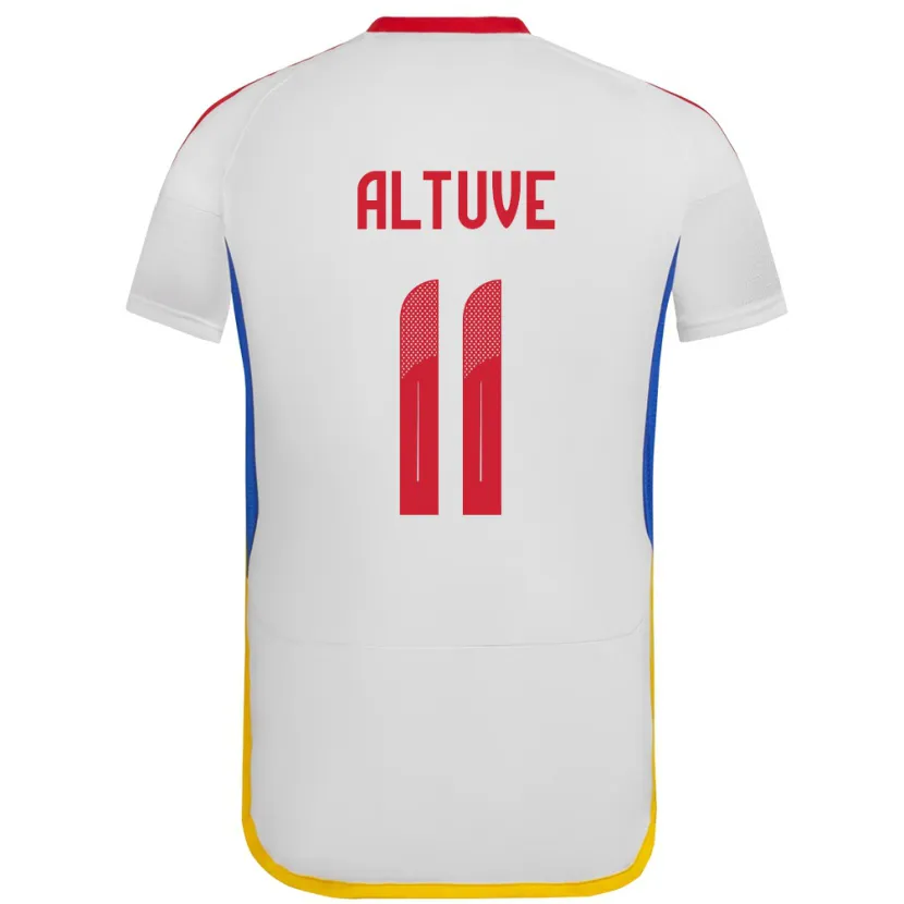 Danxen Män Venezuela Oriana Altuve #11 Vit Bortatröja Matchtröjor 24-26 Tröjor T-Tröja