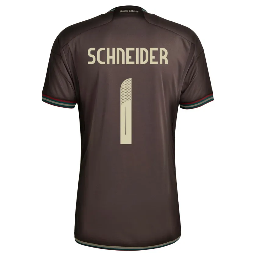 Danxen Män Jamaica Sydney Schneider #1 Nattbrun Bortatröja Matchtröjor 24-26 Tröjor T-Tröja