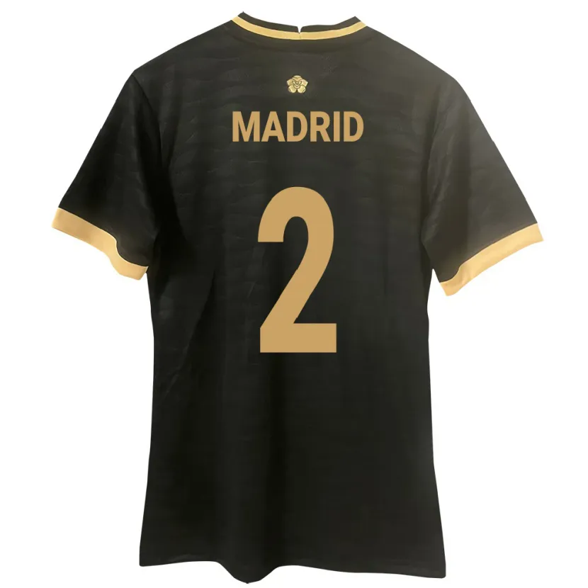 Danxen Män Panama Dayane Madrid #2 Svart Bortatröja Matchtröjor 24-26 Tröjor T-Tröja
