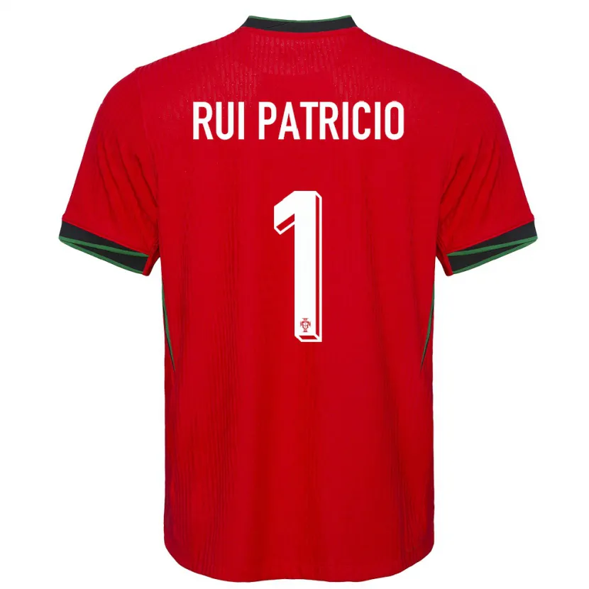 Danxen Kvinnor Portugal Rui Patricio #1 Röd Hemmatröja Matchtröjor 24-26 Tröjor T-Tröja