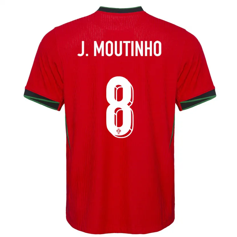 Danxen Kvinnor Portugal Joao Moutinho #8 Röd Hemmatröja Matchtröjor 24-26 Tröjor T-Tröja