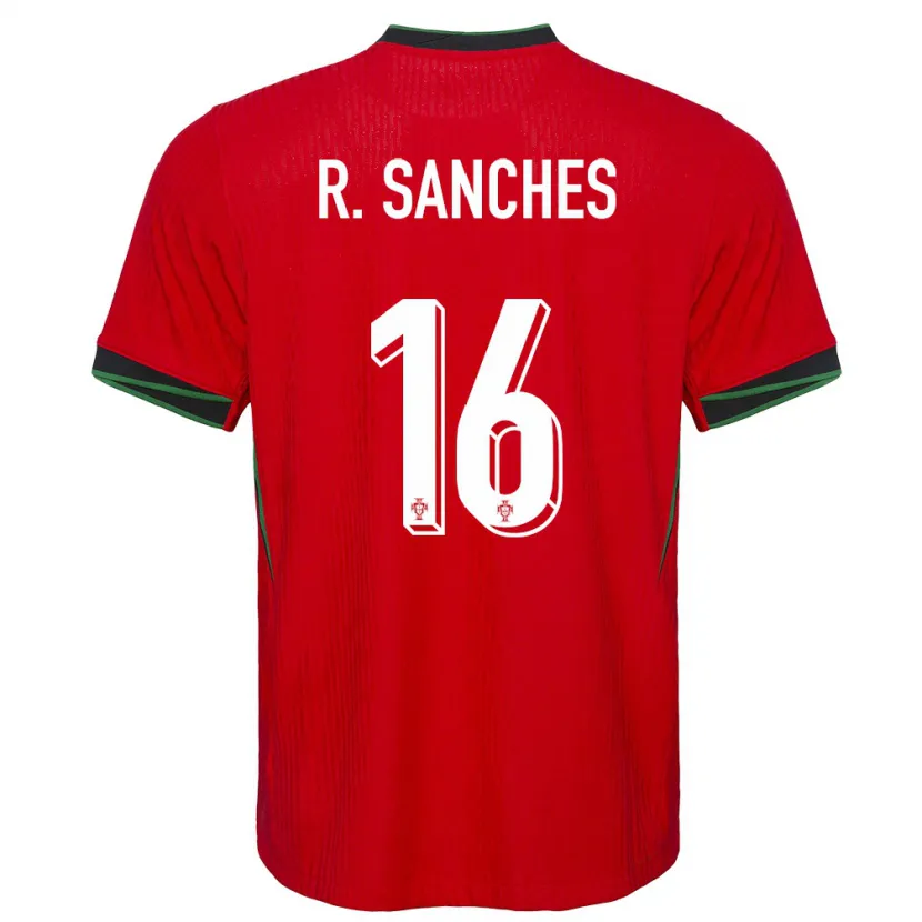 Danxen Kvinnor Portugal Renato Sanches #16 Röd Hemmatröja Matchtröjor 24-26 Tröjor T-Tröja