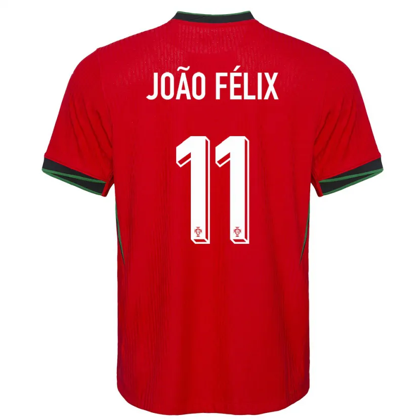 Danxen Kvinnor Portugal Joao Felix #11 Röd Hemmatröja Matchtröjor 24-26 Tröjor T-Tröja