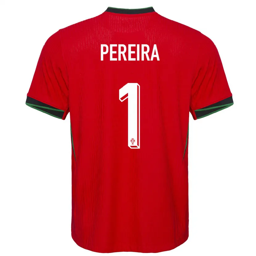 Danxen Kvinnor Portugal Ines Pereira #1 Röd Hemmatröja Matchtröjor 24-26 Tröjor T-Tröja