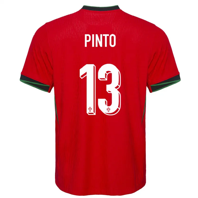 Danxen Kvinnor Portugal Fatima Pinto #13 Röd Hemmatröja Matchtröjor 24-26 Tröjor T-Tröja