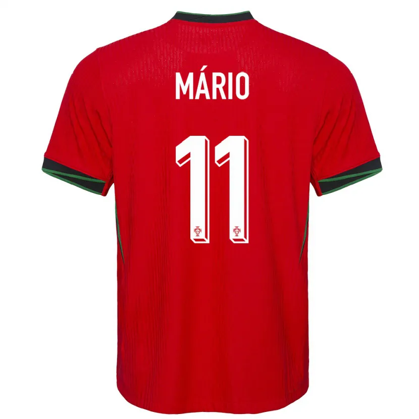 Danxen Kvinnor Portugal Joao Mario #11 Röd Hemmatröja Matchtröjor 24-26 Tröjor T-Tröja
