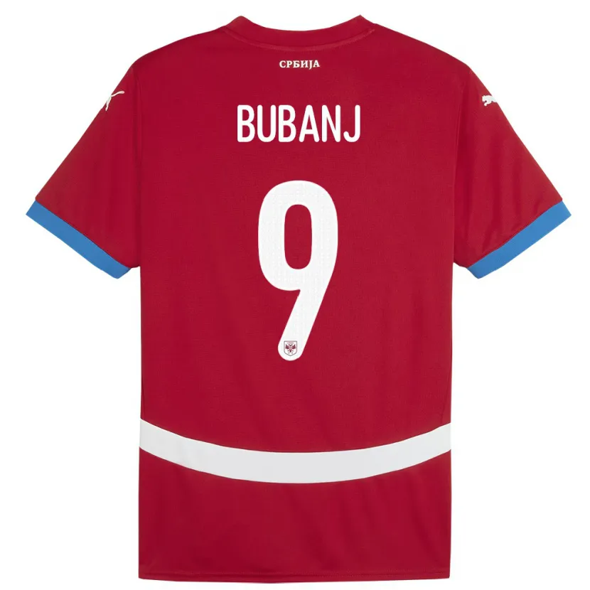 Danxen Kvinnor Serbien Mateja Bubanj #9 Röd Hemmatröja Matchtröjor 24-26 Tröjor T-Tröja