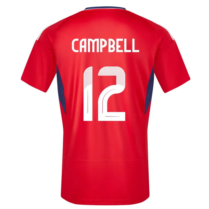 Danxen Kvinnor Costa Rica Joel Campbell #12 Röd Hemmatröja Matchtröjor 24-26 Tröjor T-Tröja