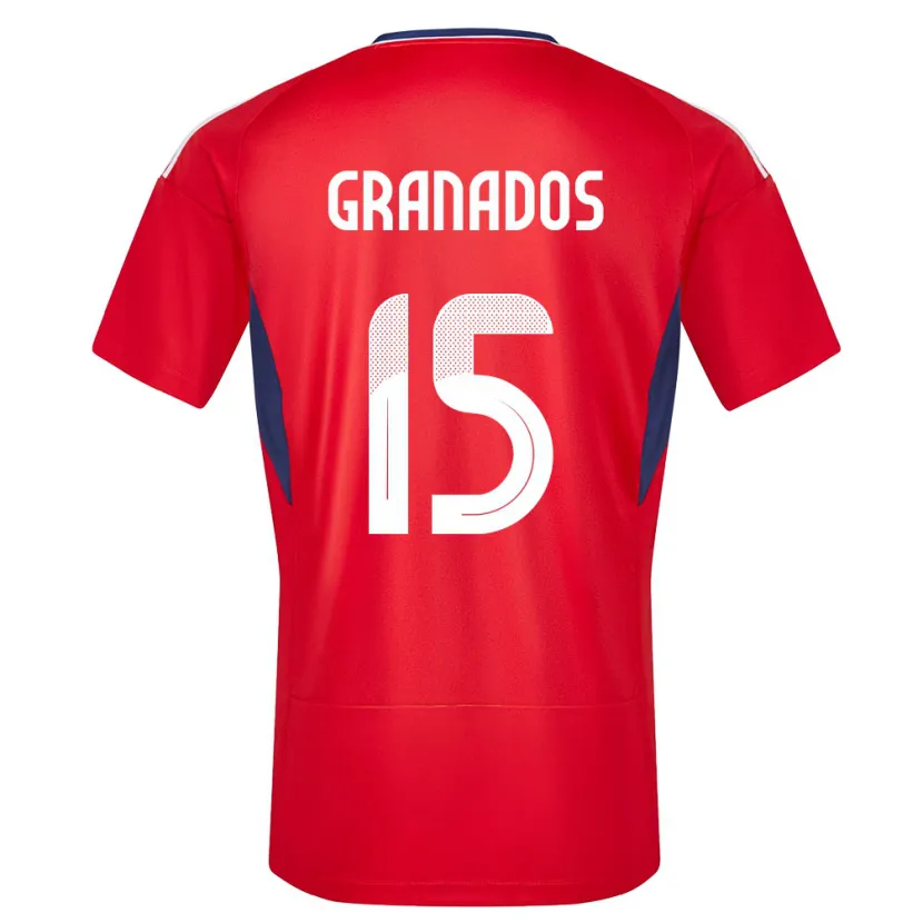 Danxen Kvinnor Costa Rica Cristin Granados #15 Röd Hemmatröja Matchtröjor 24-26 Tröjor T-Tröja