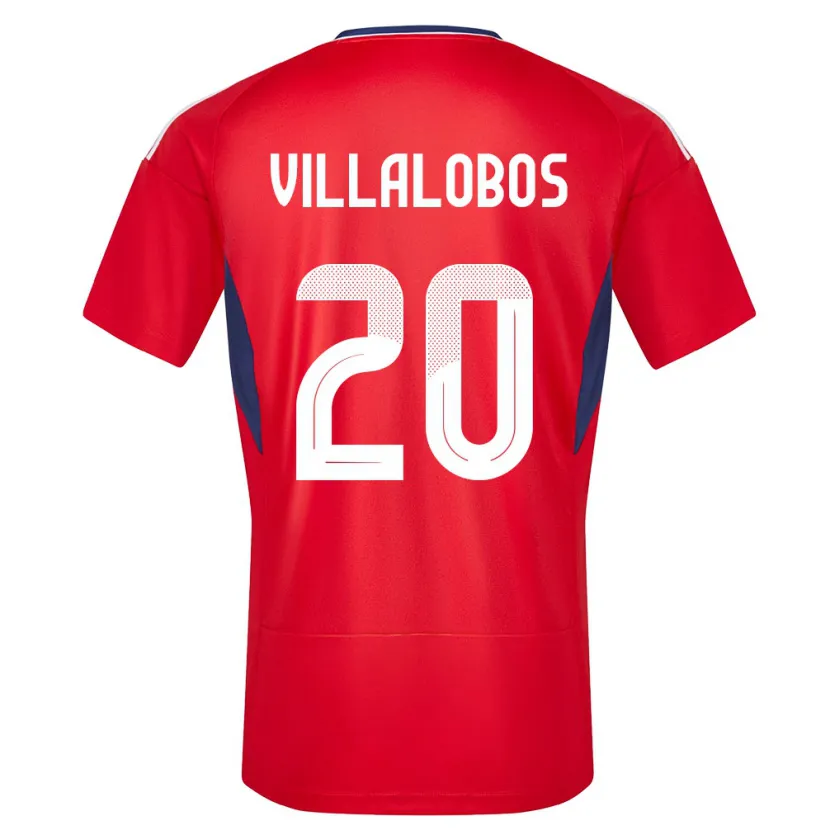 Danxen Kvinnor Costa Rica Fabiola Villalobos #20 Röd Hemmatröja Matchtröjor 24-26 Tröjor T-Tröja