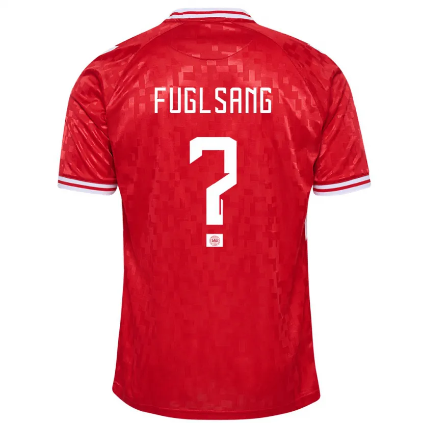 Danxen Kvinnor Danmark Adam Fuglsang #0 Röd Hemmatröja Matchtröjor 24-26 Tröjor T-Tröja
