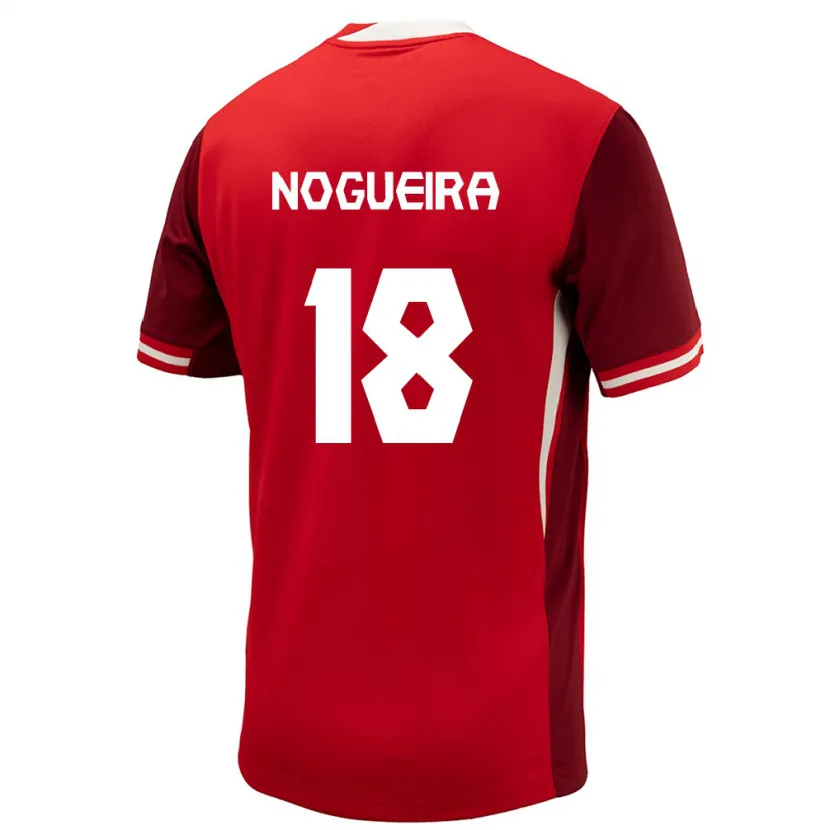 Danxen Kvinnor Kanada Matthew Nogueira #18 Röd Hemmatröja Matchtröjor 24-26 Tröjor T-Tröja
