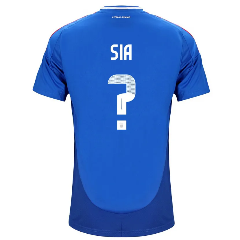 Danxen Kvinnor Italien Diego Sia #0 Blå Hemmatröja Matchtröjor 24-26 Tröjor T-Tröja