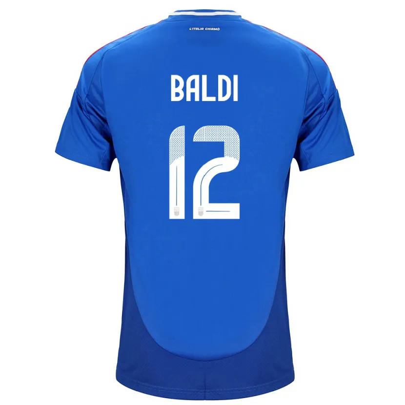 Danxen Kvinnor Italien Rachele Baldi #12 Blå Hemmatröja Matchtröjor 24-26 Tröjor T-Tröja
