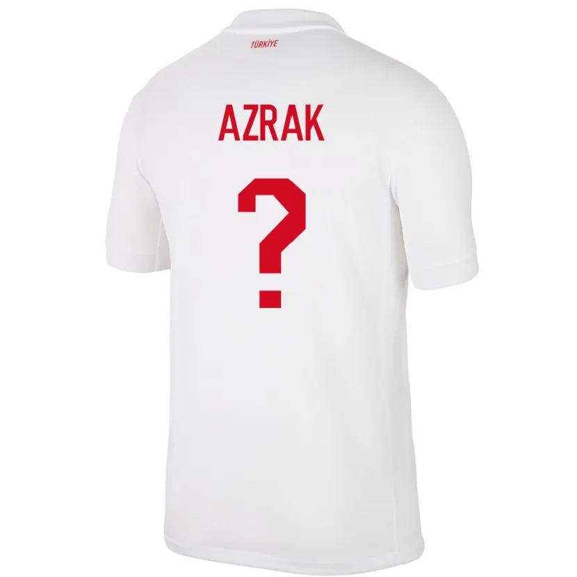 Danxen Kvinnor Kalkon Yunus Azrak #0 Vit Hemmatröja Matchtröjor 24-26 Tröjor T-Tröja