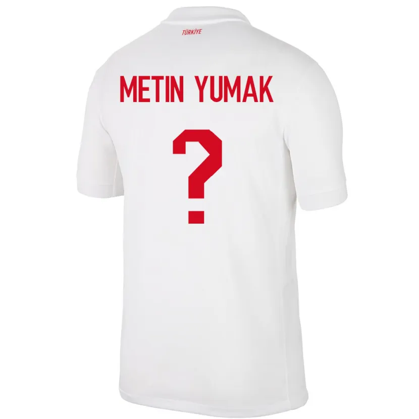 Danxen Kvinnor Kalkon Yiğit Metin Yumak #0 Vit Hemmatröja Matchtröjor 24-26 Tröjor T-Tröja