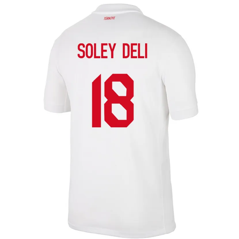 Danxen Kvinnor Kalkon Dilara Soley Deli #18 Vit Hemmatröja Matchtröjor 24-26 Tröjor T-Tröja