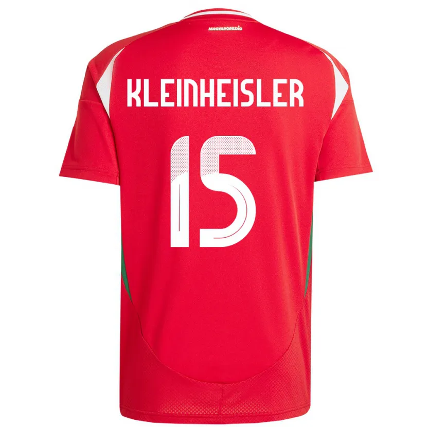 Danxen Kvinnor Ungern László Kleinheisler #15 Röd Hemmatröja Matchtröjor 24-26 Tröjor T-Tröja
