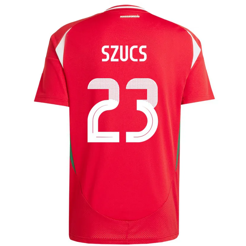 Danxen Kvinnor Ungern Tamás Szűcs #23 Röd Hemmatröja Matchtröjor 24-26 Tröjor T-Tröja
