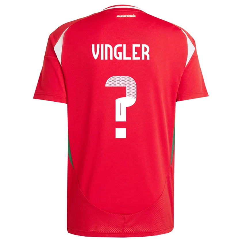 Danxen Kvinnor Ungern László Vingler #0 Röd Hemmatröja Matchtröjor 24-26 Tröjor T-Tröja