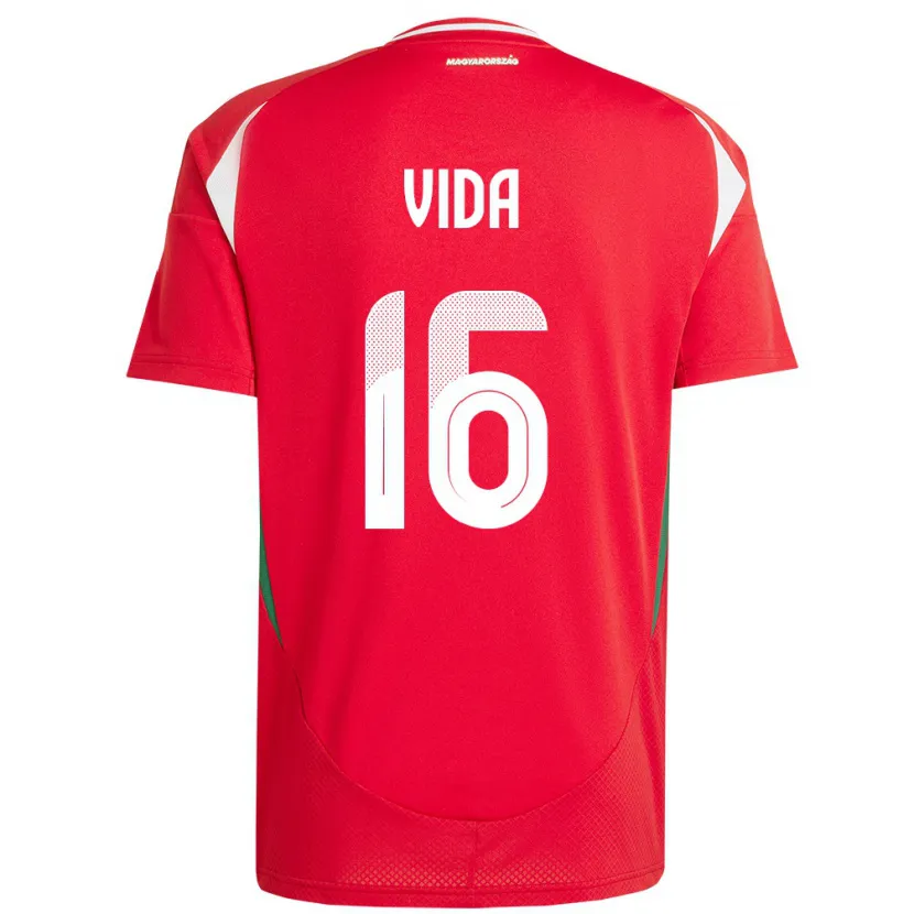 Danxen Kvinnor Ungern Boglárka Vida #16 Röd Hemmatröja Matchtröjor 24-26 Tröjor T-Tröja