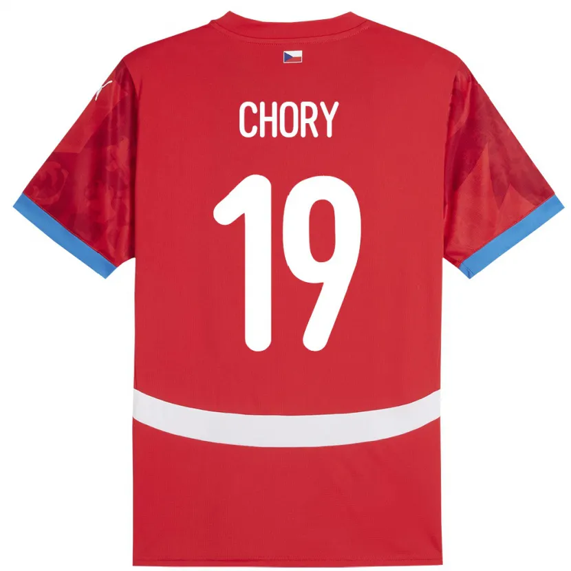 Danxen Kvinnor Tjeckien Tomas Chory #19 Röd Hemmatröja Matchtröjor 24-26 Tröjor T-Tröja