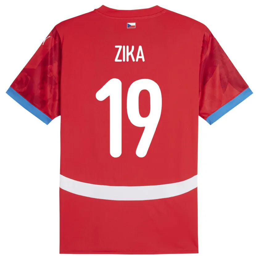 Danxen Kvinnor Tjeckien Petr Zika #19 Röd Hemmatröja Matchtröjor 24-26 Tröjor T-Tröja