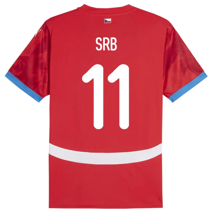 Danxen Kvinnor Tjeckien Matous Srb #11 Röd Hemmatröja Matchtröjor 24-26 Tröjor T-Tröja