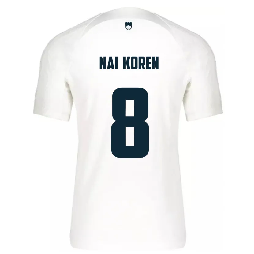 Danxen Kvinnor Slovenien Tian Nai Koren #8 Vit Hemmatröja Matchtröjor 24-26 Tröjor T-Tröja