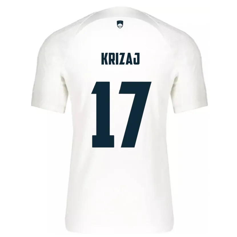 Danxen Kvinnor Slovenien Izabela Križaj #17 Vit Hemmatröja Matchtröjor 24-26 Tröjor T-Tröja