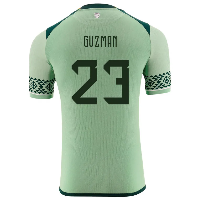 Danxen Kvinnor Bolivia Leonardo Guzmán #23 Ljusgrön Hemmatröja Matchtröjor 24-26 Tröjor T-Tröja