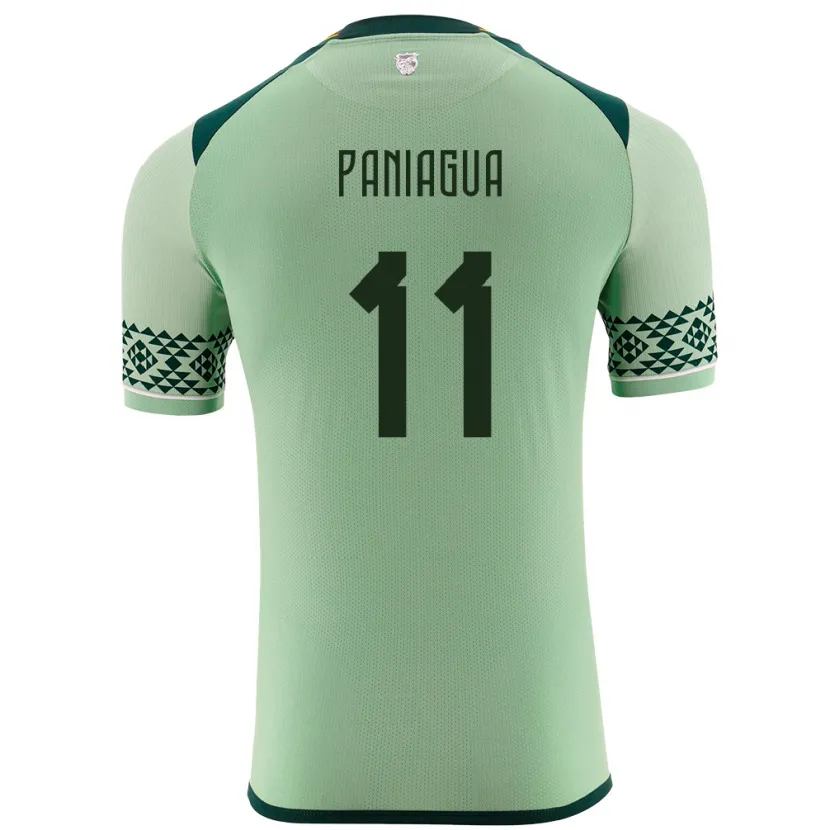 Danxen Kvinnor Bolivia Moises Paniagua #11 Ljusgrön Hemmatröja Matchtröjor 24-26 Tröjor T-Tröja
