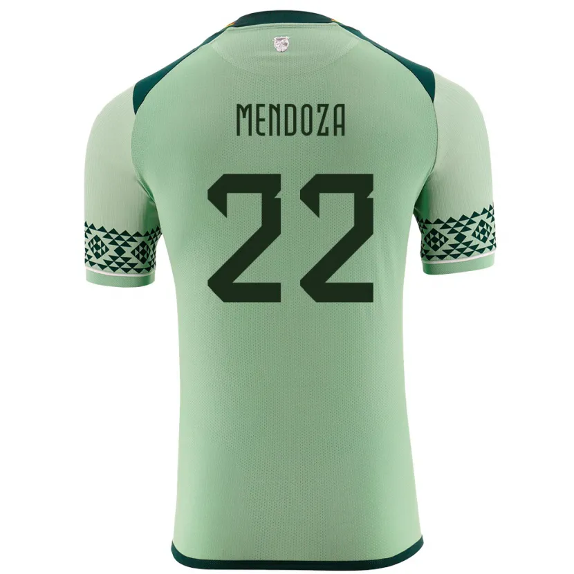 Danxen Kvinnor Bolivia Gonzalo Mendoza #22 Ljusgrön Hemmatröja Matchtröjor 24-26 Tröjor T-Tröja
