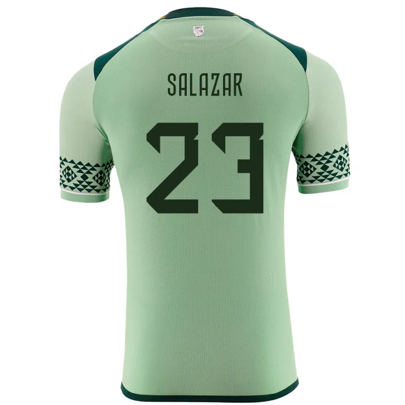 Danxen Kvinnor Bolivia Alba Salazar #23 Ljusgrön Hemmatröja Matchtröjor 24-26 Tröjor T-Tröja