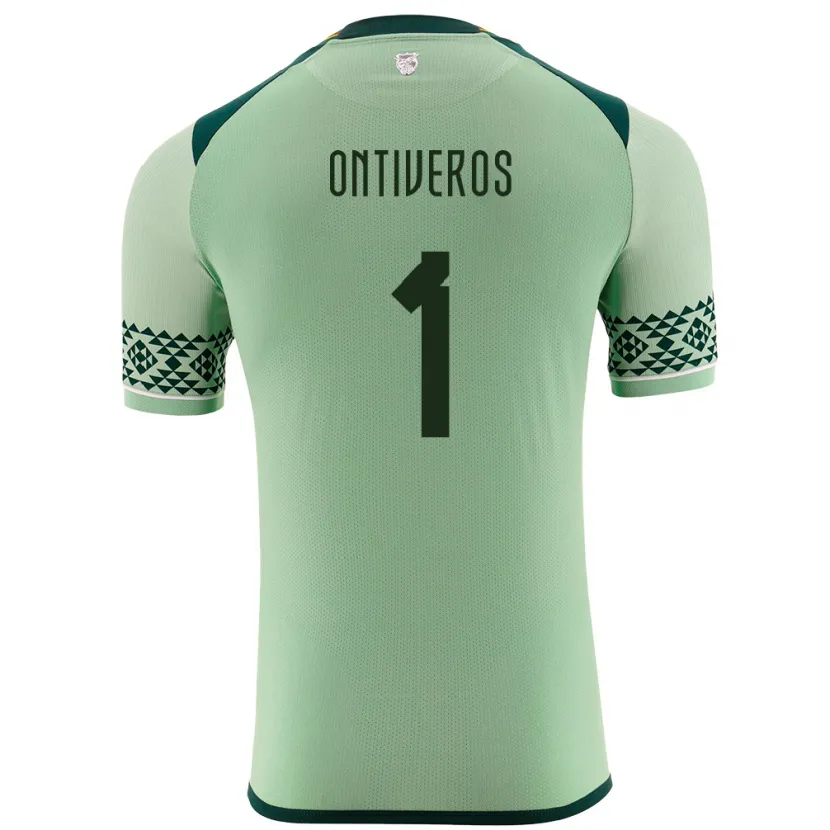 Danxen Kvinnor Bolivia Mel Ontiveros #1 Ljusgrön Hemmatröja Matchtröjor 24-26 Tröjor T-Tröja