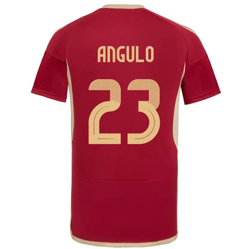 Danxen Kvinnor Venezuela Gabriela Angulo #23 Bourgogne Hemmatröja Matchtröjor 24-26 Tröjor T-Tröja