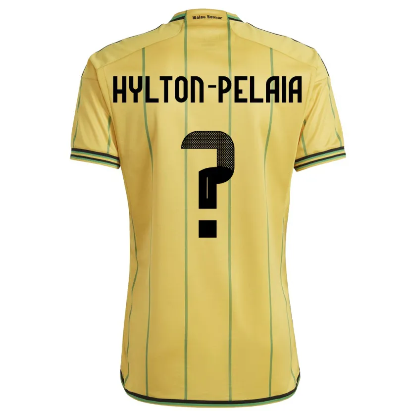 Danxen Kvinnor Jamaica Jayda Hylton-Pelaia #0 Gul Hemmatröja Matchtröjor 24-26 Tröjor T-Tröja