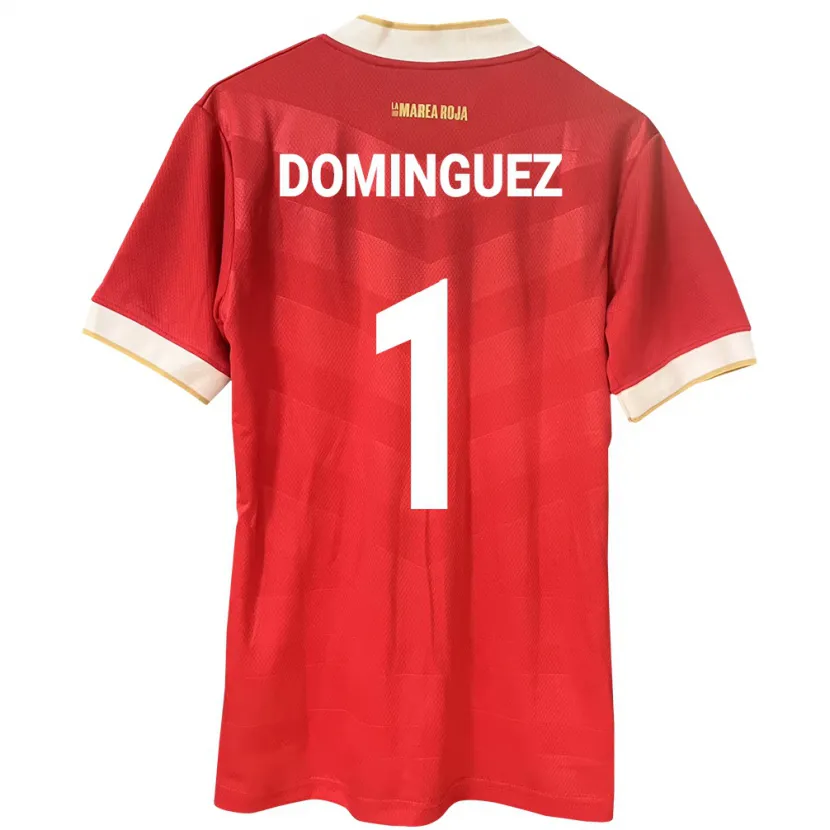 Danxen Kvinnor Panama Valeska Domínguez #1 Röd Hemmatröja Matchtröjor 24-26 Tröjor T-Tröja