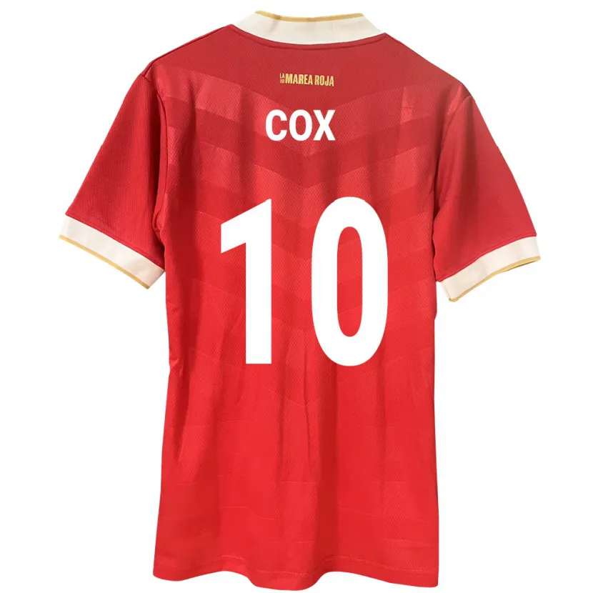 Danxen Kvinnor Panama Marta Cox #10 Röd Hemmatröja Matchtröjor 24-26 Tröjor T-Tröja
