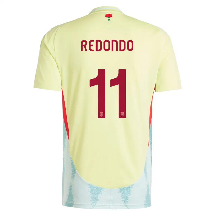 Danxen Kvinnor Spanien Alba Redondo #11 Gul Bortatröja Matchtröjor 24-26 Tröjor T-Tröja