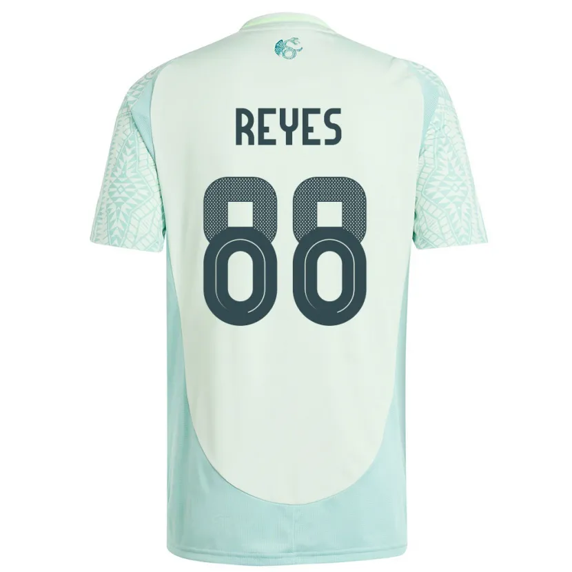 Danxen Kvinnor Mexiko Maricarmen Reyes #88 Linne Grön Bortatröja Matchtröjor 24-26 Tröjor T-Tröja